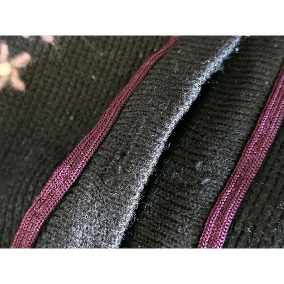 Dress Barn Sweater Womens 1X Plus Black Cardigan Whimsigoth Witchy Goth Fairy - Picture 4 of 8